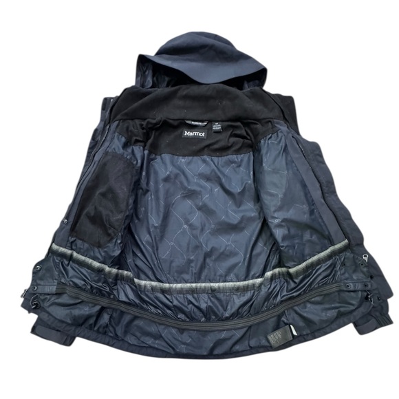 Marmot Membrain Hooded Water Resistant Snowboard Ski Jacket Coat - Picture 4 of 8